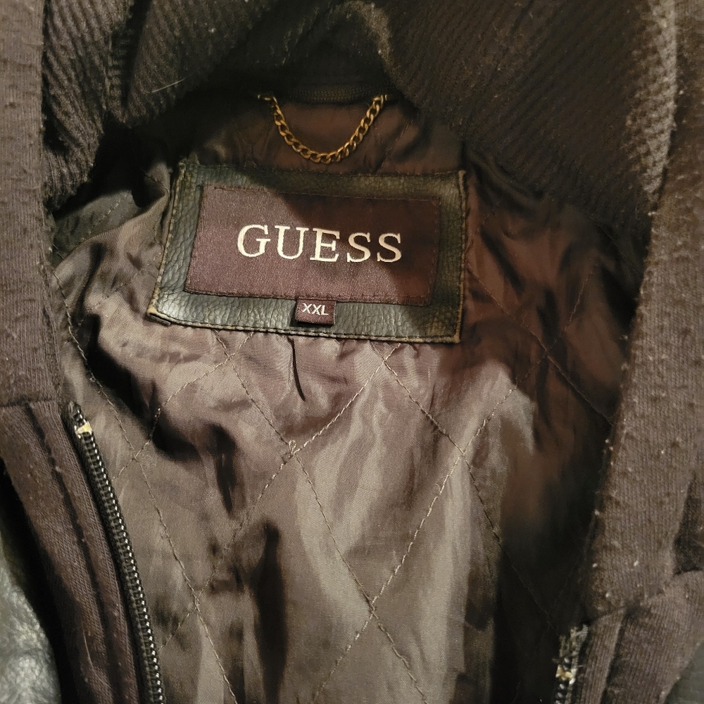 Guess XXL leather jacket